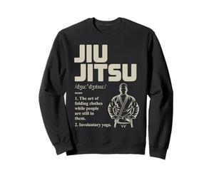 Jiu Jitsu The Art Of Folding Clothes Involuntary Yoga Sweatshirt