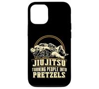 Jiu Jitsu Turning People Into Pretzels Funny Martial Arts Case for iPhone 12/12 Pro