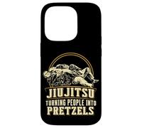Jiu Jitsu Turning People Into Pretzels Funny Martial Arts Case for iPhone 14 Pro