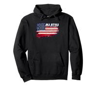 Jiu Jitsu USA America Grappling JIUJITSU USA BJJ Pullover Hoodie