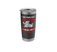 Jiu Jitsu Vintage I Don’T Always Train Jiu Jitsu Sometimes I Stainless Steel Insulated Tumbler