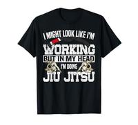 Jiu Jitsu Vintage I Might Look Like I'm Working But in My T-Shirt