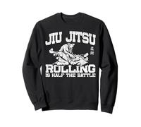 Jiu Jitsu Vintage Jiu Jitsu Rolling Is Half The Battle Sweatshirt