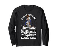 Jiu Jitsu Vintage This is What an Awesome Jiu Jitsu Fighter Long Sleeve T-Shirt