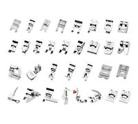 JIUAI 32Pc Sewing Machine Accessories Foot, Presser Foot Set Compatible with Brother Singer Janome Babylock Toyata New Home Elna