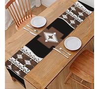 Jiueut Aztec Southwest Table Runner 72 Inch Long,Ethnic Style Design Geometric Table Runners Table Setting Decor for Garden Farmhouse Wedding Party Holiday Dinner Home