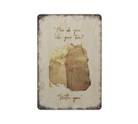 JIUFOTK How Do You Like Your Tea With You Teabag Stain Poster You're My Cup of Tea s Metal Tin Sign Plaque Poster Vintage Culture Wall Decor Aluminum Garden Restaurant Living Room Bedroom 8 * 5.5 inc