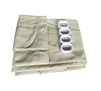 JIUJ Linen Texture Shower Curtain with Mould&Mildew Resistant, Extra Thick Heavy Duty Bathroom Curtains,Premium Fabric Cotton,Anti-static Waterproof Shower Liner(W:1.8m x H:2m) (Light Green)