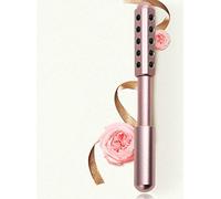 JIUJ Radiance Roller - Germanium Stone Uplifting Face/Eye/Body Massage Beauty Roller/Tool for Skin Tightening/Firming, De-Puffing, Anti-Aging and Tension Relief (Pink)