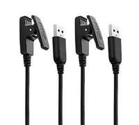 JIUJOJA 2Pack Charging Cable Compatible with Garmin Lily/Lily2/Approach S20/G10 Forerunner 235/35/64/230/630/645/645 Music/735XT/Vivomove HR Watch（120cm+120cm）
