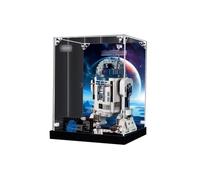JIULIN Acrylic Display Box Compatible with Lego 75379 R2-D2 Robot Model, Protective, dustproof Display Box Gift Model, Transparent Display Cabinet (Display Box only)