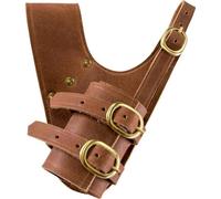 JIULINGHOU Medieval Viking Warrior Leather Sword Case Renaissance Knight Sword Frame Waist Belt Pirate Cosplay Prop Brown