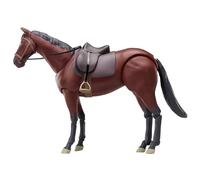 Jiumaocleu 1/12 Scale Horse Action Figures Model 20cm Super Action Statue Horse Figure Collection Animal Figurine Desktop Decoration