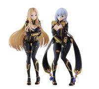 Jiumaocleu 2pcs Anime Figure Alpha.Beita Figures Statue 21CM Anime Beita Model PVC Sculpture Collectible Figurine Desktop Decorations