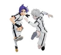Jiumaocleu 2pcs BLUE LOCK Figure Seishiro Nagi and Reo Mikage Figure Statue Modle, 16CM Anime Action Figure Sculpture, PVC Handmade Collectible Desktop Decoration