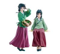 Jiumaocleu 2pcs The Apothecary Diaries Figure Maomao Figure, 1/7 Scale Maomao Statue Model Handmade Collectible Desktop Ornaments Gifts for Fans
