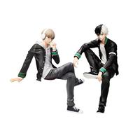 Jiumaocleu 2pcs Wind Breaker Figure Haruka and KAJI REN Figure Statue 15cm Sitting Pose Anime Action Figure Model Handmade Collectible Gifts