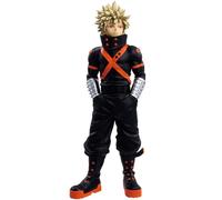 Jiumaocleu Anime Bakugou Katsuki Figure MHA Statue | PVC Bakugou Katsuki Anime Figurine MHA Handmade Collection Desktop Decoration for Boys Girls 21cm