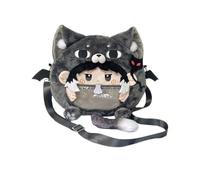 Jiumaocleu Anime BSD Backpacks Dazai Osamu Ita Bag Akutagawa Ryunosuke Figures Backpacks Big Mouth Schoolbags Cartoon Crossbody Shoulder Bag for Game Fans Anime Merch Gifts