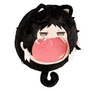 Jiumaocleu Anime BSD Backpacks Ita Bag Akutagawa Ryunosuke Figures Akutagawa Ryunosuke Backpacks Big Mouth Schoolbags Cartoon Crossbody Shoulder Bag for Game Fans Anime Merch Gifts