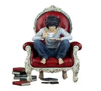 Jiumaocleu Anime Death Note Figure L Figure Statue, Sitting on Sofa Version L Action Figure Handmade Collectible Desktop Decoration Fans Birthday Gifts