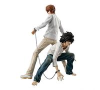 Jiumaocleu Anime Death Note Figure Statue - 2PCS Figure Light Yagami and L Figure Model, Manga Character Sculpture Handmade Collectible Desktop Decoration Fans Birthday Gifts