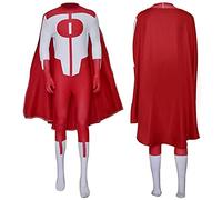 Jiumaocleu Anime Invincible Omni-Man Cosplay Costume, Omni-Man Jumpsuit Halloween Bodysuit Full Set Outfits for Adults