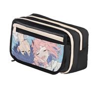 Jiumaocleu Anime Zero Two Pencil Case Zero Two Pen Bag Large Capacity High School Pencil Bag for Students Back to School Gifts 21 * 8 * 13cm