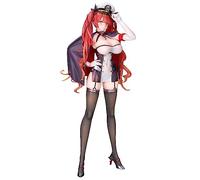 Jiumaocleu Azur Lane Figure, 26cm Anime Figure USS Honolulu Figure Statue Model, PVC Sculpture Handmade Collectible Desktop Decoration Gifts for Fans