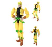 Jiumaocleu Dio Brando Movable Action Figure 3D Printed Multi-Jointed Figures Anime Dio Brando 3D Model Statue Collectible Figurine Desktop Decoration Ornament Gift 16CM