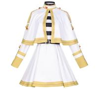 Jiumaocleu Frieren Cosplay Costume with Wig, Anime Frieren: Beyond Journey's End Full Set of Cosplay Outfits Suit, Fern Cosplay Uniform with Accessories for Fans