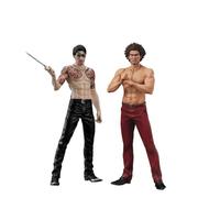 Jiumaocleu Goro Majima Figure Kasuga Ichiban Statue,17CM PVC Anime Original Painting Game Models Collectible Kasuga Ichiban Figurine Desktop Ornaments 2PCS