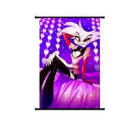 Jiumaocleu Hazbin Hotel Scroll Poster Alastor Poster Angel Dust Wall Art Painting Poster Anime Manga Hanging Scroll Poster for Home Living Room Bedroom Decoration 40 x 60 cm