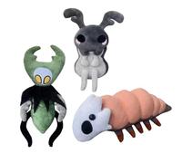 Jiumaocleu Hollow Figures Bell Beast Pillow Aknid/Moss Mother Stuffed Doll Anime Grubs Figure Cushion Decorations Gifts 3PCS