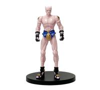 Jiumaocleu Killer Queen Figure Statue, 17CM Anime Figure Model with Round Base, Cartoon Manga Figures Sculpture Handmade Collectible Desktop Display Decoration