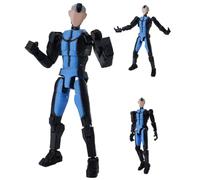 Jiumaocleu Mark Grayson Action Figure, Atom Eve/Omni Man/Nolan Grayson Movable Joints Figures 3D Printed Multi-Jointed Figures Collectible Figurine Desktop Decoration Gift 13.5CM