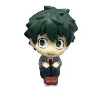 Jiumaocleu MHA Figure Midoriya Izuku Look Up Figure, 6cm Anime Action Figure Model Statue Cake Topper Decoration Handmade Collectible Gifts for Fans
