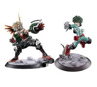 Jiumaocleu Midoriya Izuku & Bakugō Katsuki Figure - 2PCS My Hero Academia Figure Model, MHA Statue Anime Action Figurine Handmade Collectible Desktop Decoration
