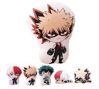 Jiumaocleu My Hero Academia Plush Pillow, No Hero Academia Figures Plushies, Anime MHA Merch Soft Cushion for Christmas Birthday Gift