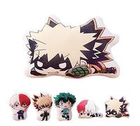 Jiumaocleu My Hero Academia Plush Pillow, No Hero Academia Figures Plushies, Anime MHA Merch Soft Cushion for Christmas Birthday Gift