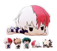Jiumaocleu My Hero Academia Plush Pillow, No Hero Academia Figures Plushies, Anime MHA Merch Soft Cushion for Christmas Birthday Gift