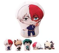 Jiumaocleu My Hero Academia Plush Pillow, No Hero Academia Figures Plushies, Anime MHA Merch Soft Cushion for Christmas Birthday Gift