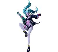 Jiumaocleu Rebecca Figure Statue Rebecca Action Figures, 1/7 Scale Anime Figure Combat Models Replaceable Accessories Collectible Desktop Display Decoration Gifts for Fans 24CM