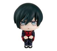 Jiumaocleu Rin Itoshi Figure Look up Figure, 11cm Mini Anime Figurine Rin Itoshi Statue Model, Cartoon Figures Cake Topper Decoration Birthday Gifts for Fans