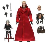 Jiumaocleu Ultimate Jigsaw Killer Action Figure - Halloween John Kramer Action Figurine Billy the Puppet Figure 18CM PVC Model Adult Collectible Item Halloween Christmas(Red)