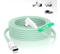 Jiunai Link Cable for Meta Quest 3S 2 Pico 4 Oculus USB 3.1 to Type C Cord Speed PC Data Transfer, VR USB A to USB C Virtual Reality Headset Cable for Apple Vision Pro 2025 Samsung Galaxy XR Steam PC