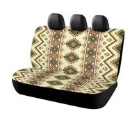 JiuPopular Car Back Seat Cover, Native American Car Seat Cover, Universal Seat Covers Set for Most Cars Trucks SUVs