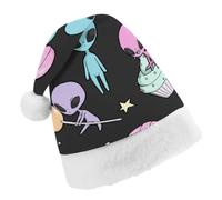 JiuPopular Christmas Hat,Alien Hat for Various Holiday Parties