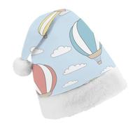 JiuPopular Christmas Hat,Colorful Hot Air Balloon Hat for Various Holiday Parties