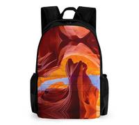 JiuPopular Daypack, Antelope Canyon Backpack, Rucksack with Pockets for Hiking Camping Travel